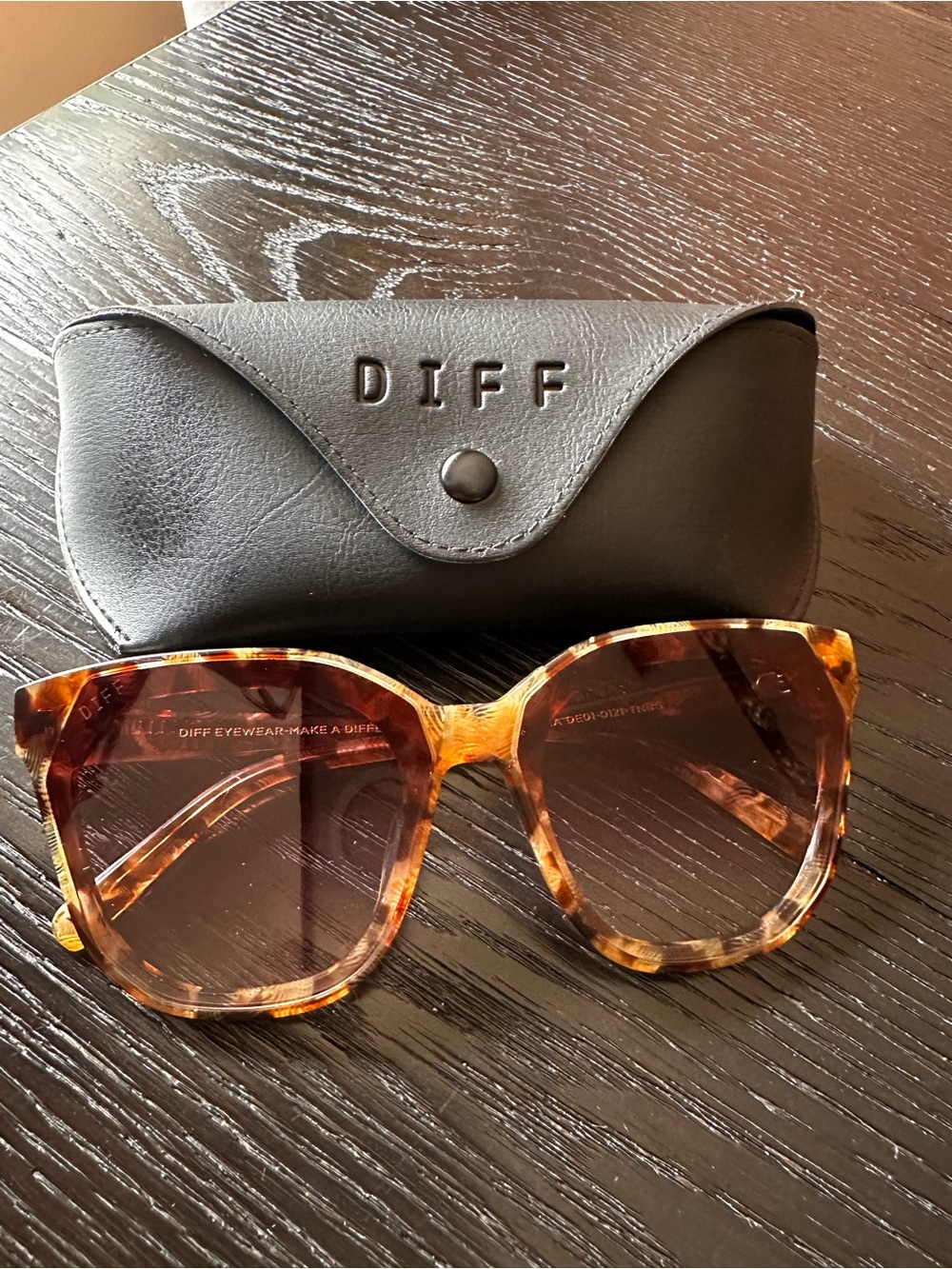 Diff Eyewear Tortoiseshell Cat-eye Women’s Sunglasses